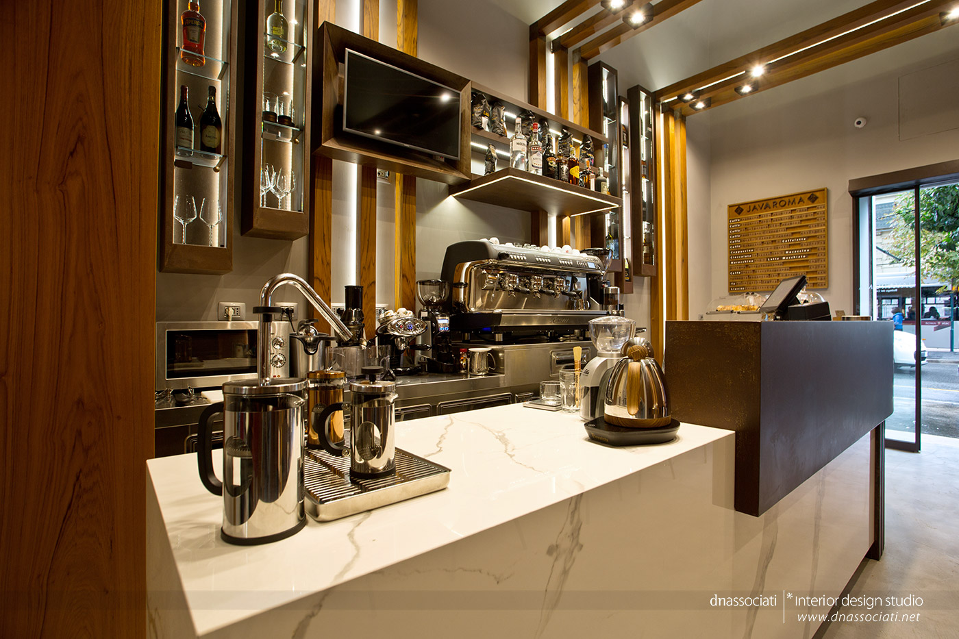 In here you also can enjoy our manual brew coffee.