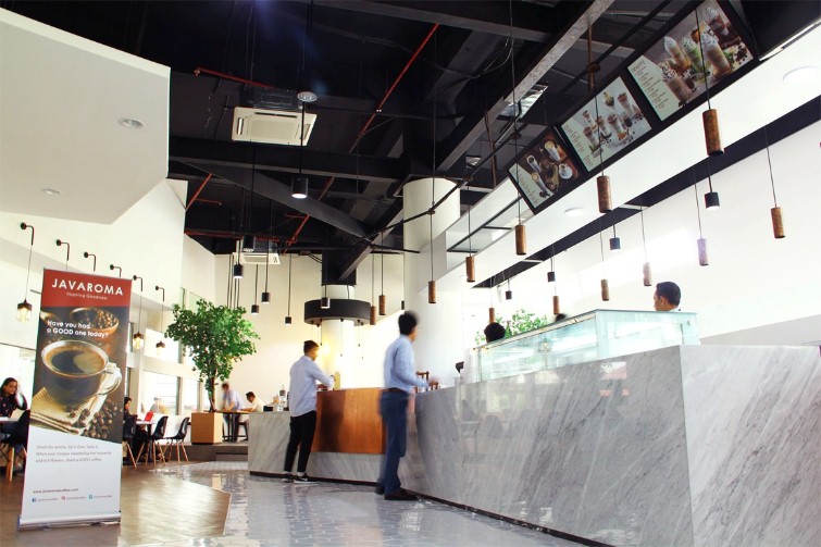 This is the look of our outlets in Indonesia, located at the Gedung Crystal of Knowledge, Universitas Indonesia - Depok.